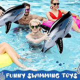 NNEOBA Inflatable Shark Toy for Beach and Pool Games