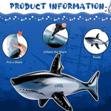 NNEOBA Inflatable Shark Toy for Beach and Pool Games
