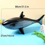 NNEOBA Inflatable Shark Toy for Beach and Pool Games