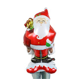 NNEOBA Extra Large Standing Santa Claus Foil Balloon
