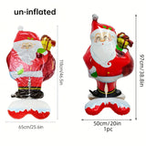 NNEOBA Extra Large Standing Santa Claus Foil Balloon