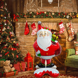 NNEOBA Extra Large Standing Santa Claus Foil Balloon