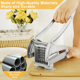NNEOBA 1PC Stainless Steel Manual Potato Cutter – French Fry & Veggie Slicer