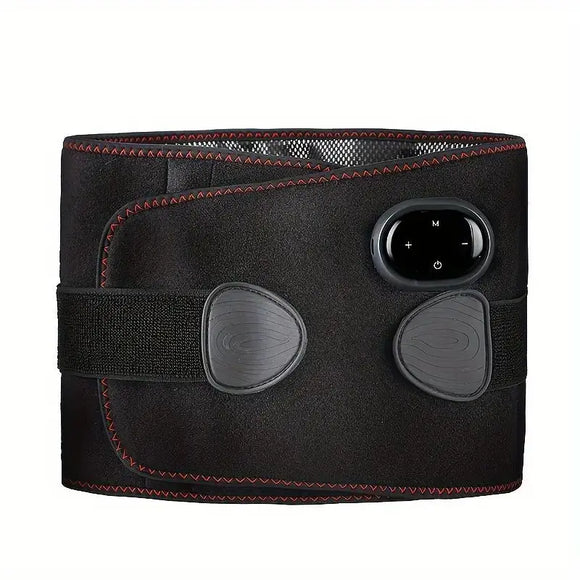 NNEOBA Electric Lumbar Heating Belt Adjustable Waist Massager Black