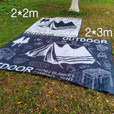 NNEOBA Picnic Mat Outdoor Waterproof Camping Lawn Mat