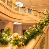 NNEOBA Christmas Wreath Rattan Garland for Door and Window