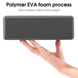 NNETM 2PCS Yoga Blocks Foam Brick for Pilates & Fitness (Black)