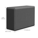 NNETM 2PCS Yoga Blocks Foam Brick for Pilates & Fitness (Black)