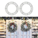 NNEOBA Metal Wreath Round Iron Ring for Christmas
