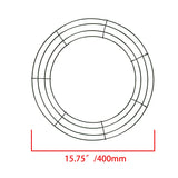 NNEOBA Metal Wreath Round Iron Ring for Christmas