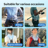 NNEOBA Outdoor Waist Fan with LED & Power Bank (20000mAh)
