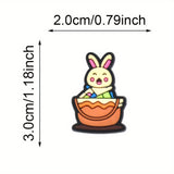 NNETM Easter Bunny Shoe Charms Set (23pcs)