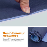 NNEOBA Non-Slip TPE Yoga Mat for Yoga & Pilates