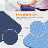 NNEOBA Non-Slip TPE Yoga Mat for Yoga & Pilates