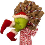 NNEOBA Christmas Thief Burlap Wreath Hoop Decor