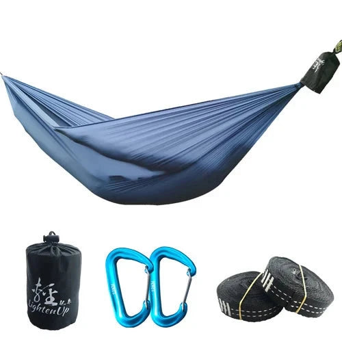 NNEOBA Ultralight Outdoor Camping Nylon Hammock with Hooks