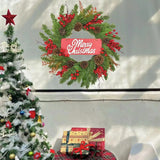 NNEOBA Christmas Wreath Red Berry Vine Door Decoration