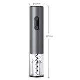 NNEOBA Smart Kitchen Accessories 4-in-1 Electric Wine Opener Gift Set Black