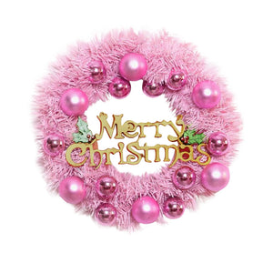 NNEOBA Christmas Front Door Holiday Welcome Garland