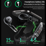 NNEOBA 2-in-1 Smart Watch with Earphones Bluetooth GPS (Black)