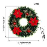 NNEOBA Christmas Wreath Hanging Miniature Garland Decoration