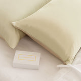 MULBERRY SILK PILLOW CASE TWIN PACK - SIZE: 51X76CM - CHAMPAGNE-1927503851527737347