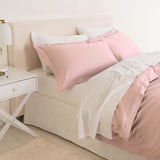 Royal Comfort - Balmain 1000TC Bamboo cotton Quilt Cover Sets (King) - Blush-1927503861883473921
