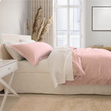 Royal Comfort - Balmain 1000TC Bamboo cotton Quilt Cover Sets (King) - Blush-1927503861883473922