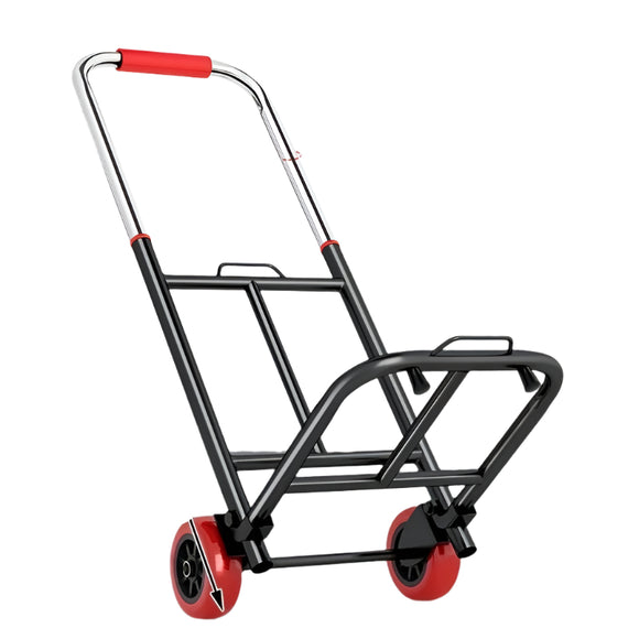NNETM Foldable Hand Truck Cart with Adjustable Height