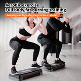 NNETM Adjustable Aerobic Stepper for Home Fitness