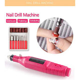 NNETM UV LED Nail Drill Kit Acrylic Nail Tips and drill Tools - Complete Manicure and Pedicure Set for Beginners