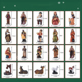 NNEOBA 20-Piece Christmas Nativity Scene Figurine Set