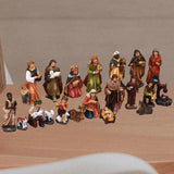 NNEOBA 20-Piece Christmas Nativity Scene Figurine Set