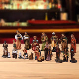 NNEOBA 20-Piece Christmas Nativity Scene Figurine Set
