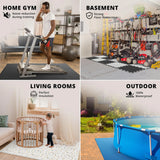 NNEOBA Cross Pattern Non-Slip EVA Sports Gym Mat