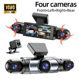 NNETM  4-Channel 360° Panoramic Dash Cam (1080P)