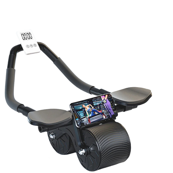 NNEOBA Silent Automatic Rebound Ab Roller Wheel with Elbow Support