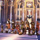 NNEOBA 20-Piece Nativity Scene Figurine Set