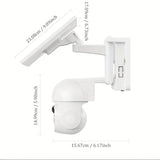 NNETM P6 Solar Wireless Security Camera – 1080P Outdoor WiFi CCTV with Night Vision