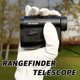 NNETM Golf Hunting Laser Rangefinder with Slope Compensation - Black
