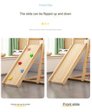 NNETB Solid Wood Kids' Climbing and Sliding Playset