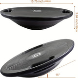 NNETM 1pc Balance Board - Non-Slip Exercise Trainer(Black)