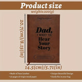 NNETM Leather-Wrapped Hardcover Book with Black Gold Plated Foil Lettering