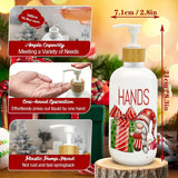 Christmas Gnome Soap Dispenser Set with 1 Tray