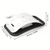 NNETM Back Stretcher & Massager - Relieve Sciatica & Fibromyalgia Pain(White)