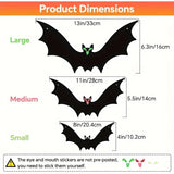 NNETM 18pcs Batty Delights: Charming Halloween Hangings