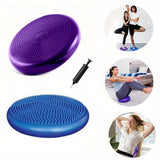 NNETM 2pcs Inflatable Balance Boards - Stability & Core Strength Trainer(Blue & Purple)