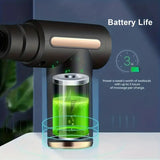 NNETM Ultra Compact Rechargeable Deep Tissue Massage Gun – Black