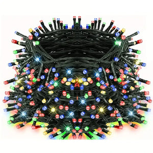 NNETM Christmas Solar String Lights - Multi-Colored, 8 Modes, Waterproof Fairy Lights