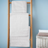 Royal Comfort Eden Egyptian Cotton 600 GSM 8 Piece Towel Pack White-1927503914513600514